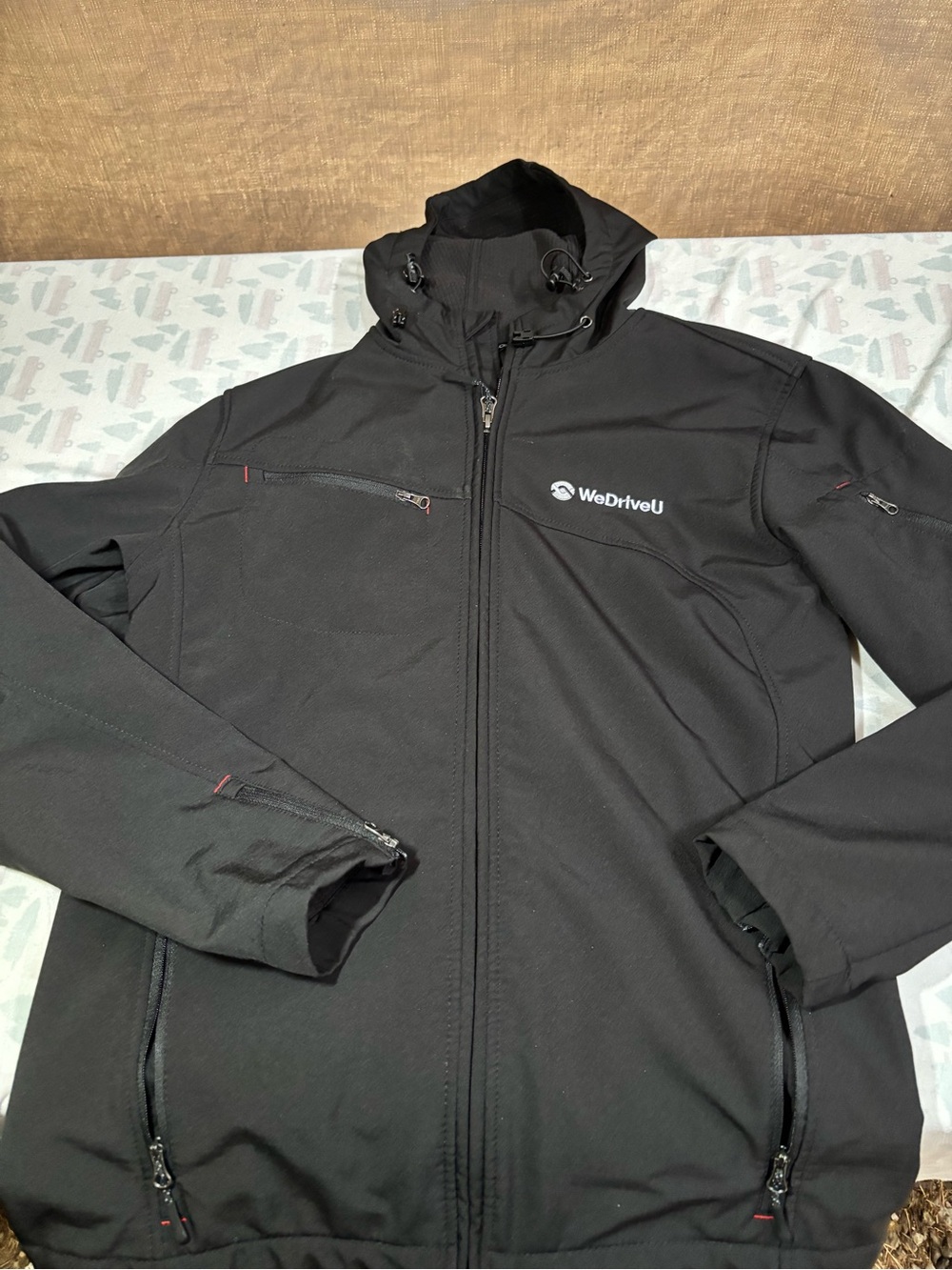 Port Authority Black Windbreaker Jacket with Hood